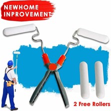 Glide Köşe ve Düz Zeminde Kullanılabilir Damlatmaz Boya Rulosu