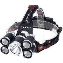 Powermaster MX-501 5 Power Ledli Su Geçirmez 18650 Pilli Şarj Edilebilir Kafa Feneri