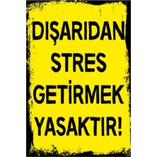 Sarı Ahşap Duvar Posteri, Retro Tasarım, Sıcak ve Şık Dekorasyon Parçası