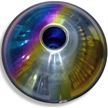 - Titanium Handpan -9 Tonlu -Re Minör ( -Bakım Yağı ,takmalı / Çıkarmalı Renkli Kuşak ve Kılıf)