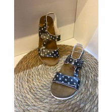 Hakiki Deri Mantar Taban Ortopedik Sandalet