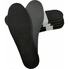 28-29 Numara Siyah Keçe Kaplı Eva Delikli Rahat Patik Tabanı (12 Çift)