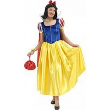 Yetişkin Için Mavi Pamuk Prenses Kostüm, Şık ve Renkli Parti Kıyafeti