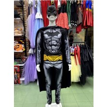 Yetişkin Siyah Batman Kostümü, Eğlenceli ve Şık Tasarım