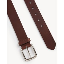 Marks & Spencer Regular Fit Deri Kemer