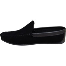 Erkek Siyah Nubuk Loafer Ayakkabı