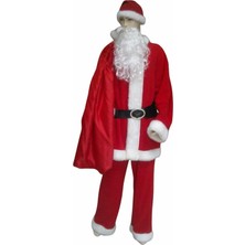 Yetişkin Noel Baba Kostümü Kırmızı, Eğlenceli ve Şık Noel Giyim Seçeneği