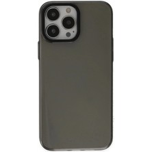 iPhone 14 Pro Kılıf Anka Pc Sert Metal Kapak - Siyah