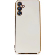 Samsung Galaxy M14 5g Kılıf Volet Silikon - Beyaz