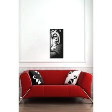 Şık Ahşap Dekoratif Tablo, 65X30CM, Mdf, Kendinden Yapışkanlı, Lazer Kesim