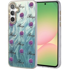 Samsung Galaxy S23 Fe Kılıf Parlak Desenli Taşlı Azn-Blade