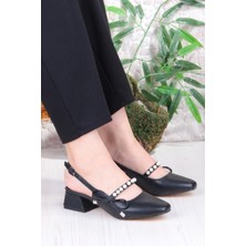 Fort 130 Ceyn Inci Toka Detaylı Şık Ev Iş Ofis Rahat Kadın Ayakkabı