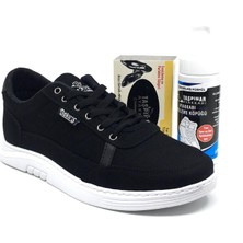 Dakır's Ortopedik Tabanlı Yazlık Erkek Keten Rahat Spor Ayakkabı Bakım Setli Dikişli Taban