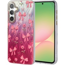 Samsung Galaxy A14 4g Kılıf Parlak Desenli Taşlı Azn-Blade