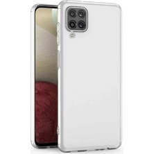 Ally Sm Galaxy A12 M12 Kılıf Kamera Korumalı Ultra Ince Şeffaf Silikon KILIF-(1903)