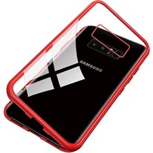 Sm Galaxy S10E Mıknatıslı 360 Koruma Arkası Cam Metal Frame KILIF-(1903)