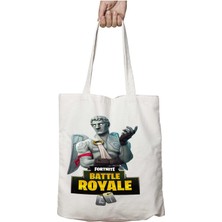 Fort Nite Battle Royale Tanrıça Iki Taraf Kalıcı Yıkanabilir Okul Plaj Omuz Bez Çanta