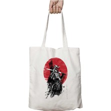 Star Wars Mandalorian Samurai Iki Tarafı Kalıcı Baskılı Yıkanabilir Çanta