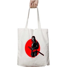 Suicide Samurai Katana Suicide Squad Iki Tarafı Kalıcı Baskılı Yıkanabilir Çanta