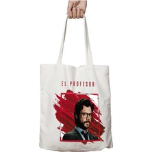 El Profesor ( Álvaro Morte )11111 Iki Taraf Kalıcı Yıkanabilir Okul Plaj Omuz Bez Çanta