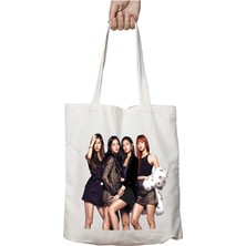 Blackpink Black Pink Ayakta Iki Taraf Kalıcı Yıkanabilir Okul Plaj Omuz Bez Çanta