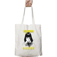 Pulp Fiction 3 Iki Tarafı Kalıcı Baskılı Yıkanabilir Çanta