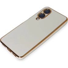 Vivo Y17S Kılıf Volet Silikon - Beyaz - FKU3530-6226