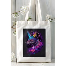 Çakal Baskılı Omuz Çanta Kişiye Özel Model 2