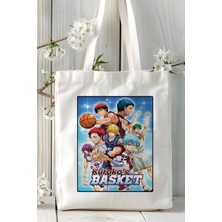 Kuroko's Basketball Baskılı Bez Omuz Çantası Kişiye Özel Model 1