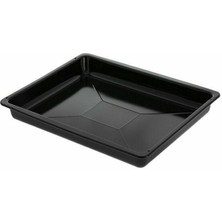 Siyah Emaye Fırın Tepsi, 37.3X46.2CM, Derinlik 5cm, Dayanıklı ve Şık Tasarım