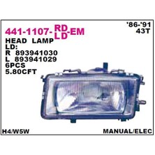 DEPO-441-1107L-LD-EM - On Far Sol Audı A80 86-91 - Bmc Pro Kamyon