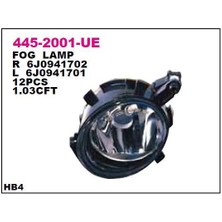 DEPO-445-2001R-UE - Sıs Lambası Sag Seat Ibıza 5k 09-