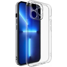 Ally iPhone 13 Pro Max Kılıf Kamera Korumalı Ultra Ince Şeffaf Silikon KILIF-(1903)