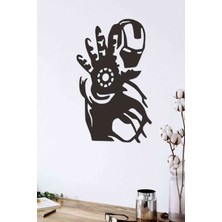 Siyah Ahşap Lazer Kesim Ikonik Duvar Dekoru, Modern ve Şık Tasarım