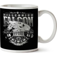 Hunk A Junk Millennium Falcon Star Wars Iki Tarafı Baskılı Kupa Bardak