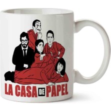 La Casa De Papel 3 Iki Tarafı Baskılı Kupa Bardak
