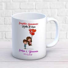 Kişiye Özel Sevgililer Günü Seni Çok Seviyorum (13) Kupa Bardak