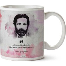 Cahit Zarifoğlu Ağlamak Iki Tarafı Baskılı Kupa Bardak