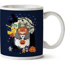 Creatures Of The Night Studio Ghibli Iki Tarafı Baskılı Kupa Bardak