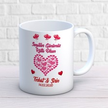 Kişiye Özel Sevgililer Günü Seni Çok Seviyorum (10) Kupa Bardak