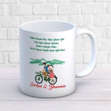 Sevgililer Günü Kişiye Özel Seni Çok Seviyorum Benim Işığım Kupa Bardak