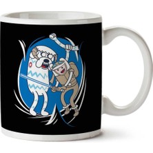 Adventure Time Star Wars Hothventure Iki Tarafı Baskılı Kupa Bardak