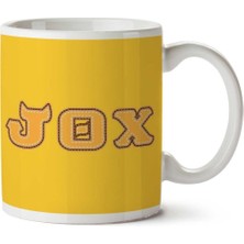 Monster University Fraternity Jaws Theta Chi Jox Iki Tarafı Baskılı Kupa Bardak