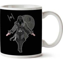 Assassin Vader Darth Creed Star Wars Iki Tarafı Baskılı Kupa Bardak