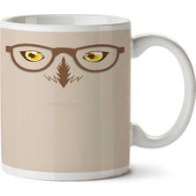 This Snowy Owl Is So Hip By Iki Tarafı Baskılı Kupa Bardak