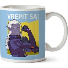 Voltron Legendary Defender Lotor Iki Tarafı Baskılı Kupa Bardak