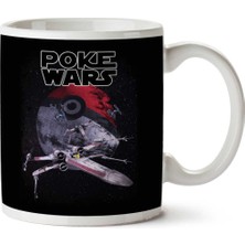 Pokemon Poke Wars Death Star Star Wars Iki Tarafı Baskılı Kupa Bardak