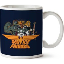 Dexters Laboratory Justice Friends Iki Tarafı Baskılı Kupa Bardak