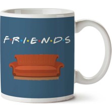 Friends Sofa Sofa Iki Tarafı Baskılı Kupa Bardak