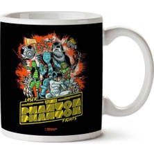 Laser Fight The Phantom Phantom Iki Tarafı Baskılı Kupa Bardak